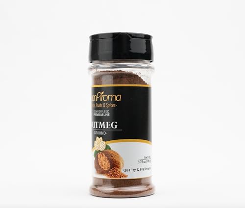 GranAroma Ground Nutmeg, Sweet & Aromatic Spice for Baking