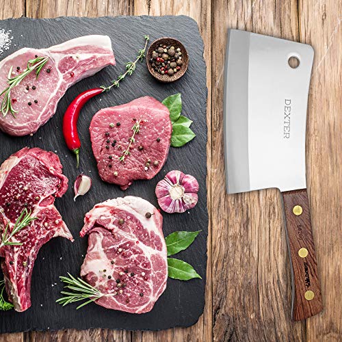 Dexter-Russell 8" Stainless Steel Heavy Duty Cleaver, Silver