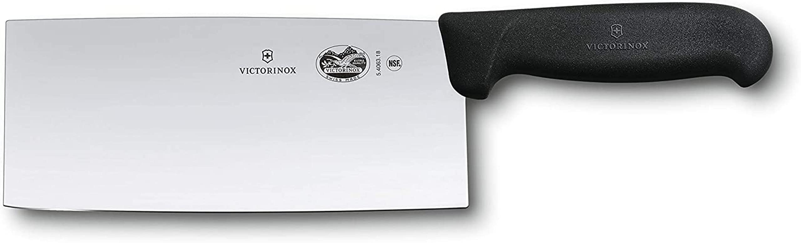 7 Victorinox Chinese Chefs Cleaver Knife with Stainless Steel Blade and Fibrox Handle