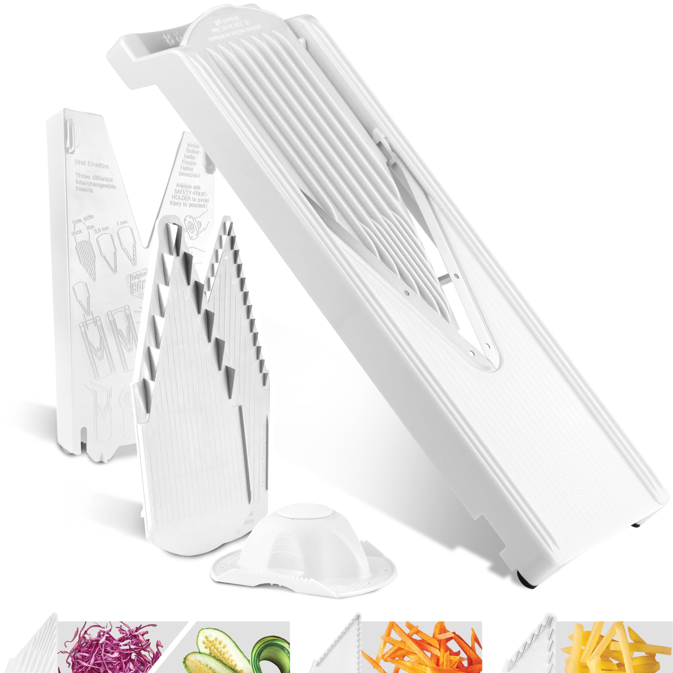 Börner Mandoline Slicer V3 Starter Set for Vegetables & Fruits